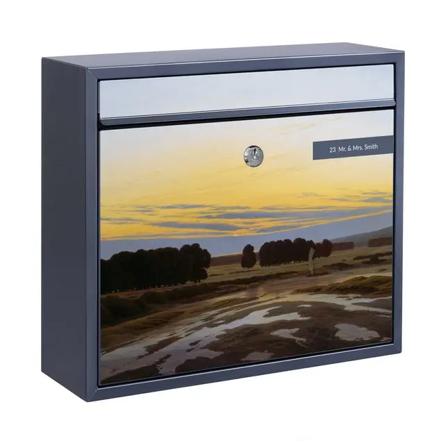 Caspar David Friedrich - Das grosse Gehege Briefkasten mit eigenem Text Direktkauf