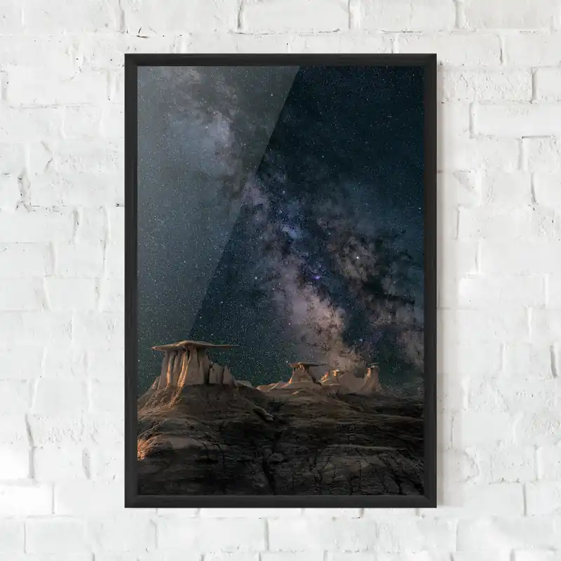 Gerahmte Poster Abstract Colourful Sky Günstig