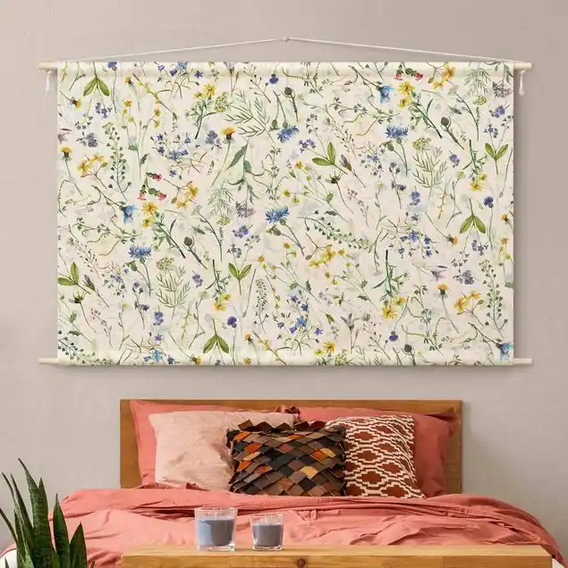 Nur Heute Blumenwiese als Aquarell
