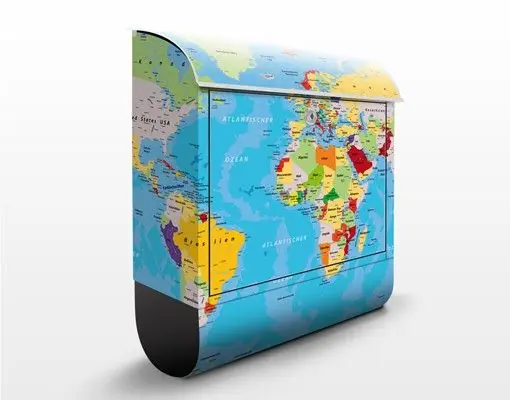 The World's Countries Briefkasten Echt