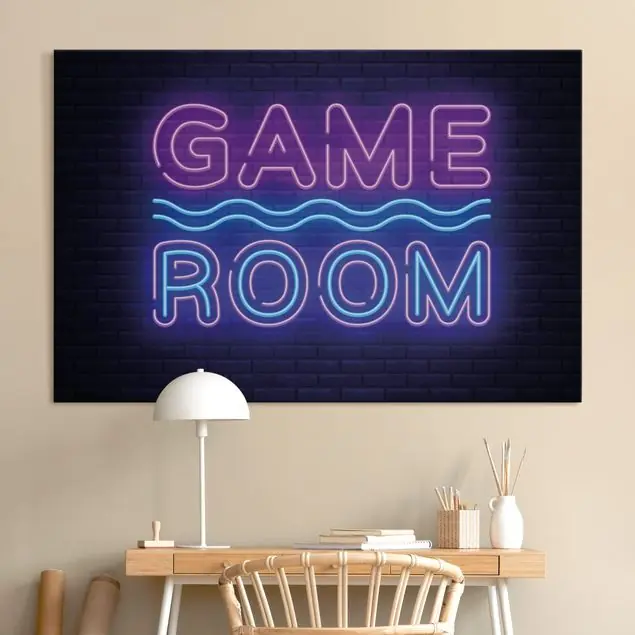 Neon Schrift Game Room Markenware