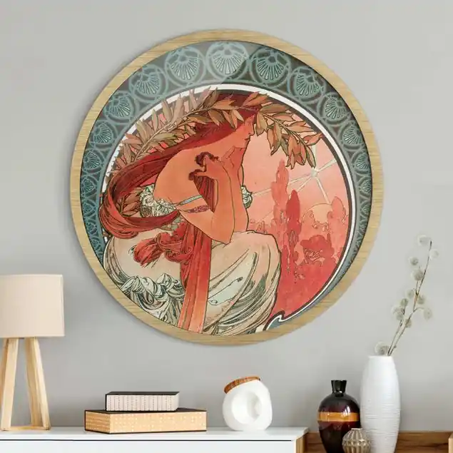 Top-Angebot Alfons Mucha - Vier Künste - Die Poesie
