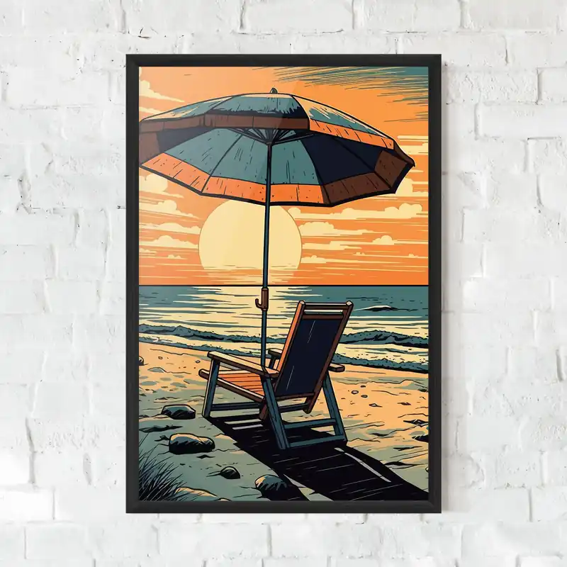 Gerahmte Poster Beach Nice View Solange Der Vorrat Reicht