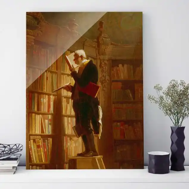 Carl Spitzweg - Der Bücherwurm (Detail) Online Kaufen