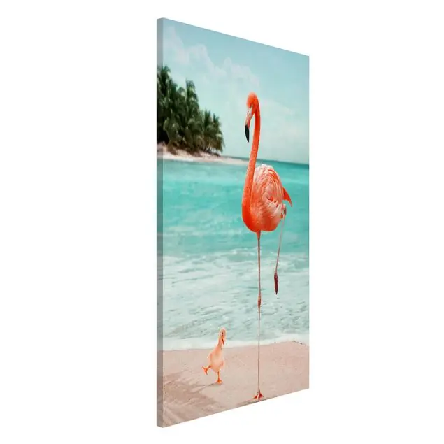 Strand mit Flamingo Saisonangebot