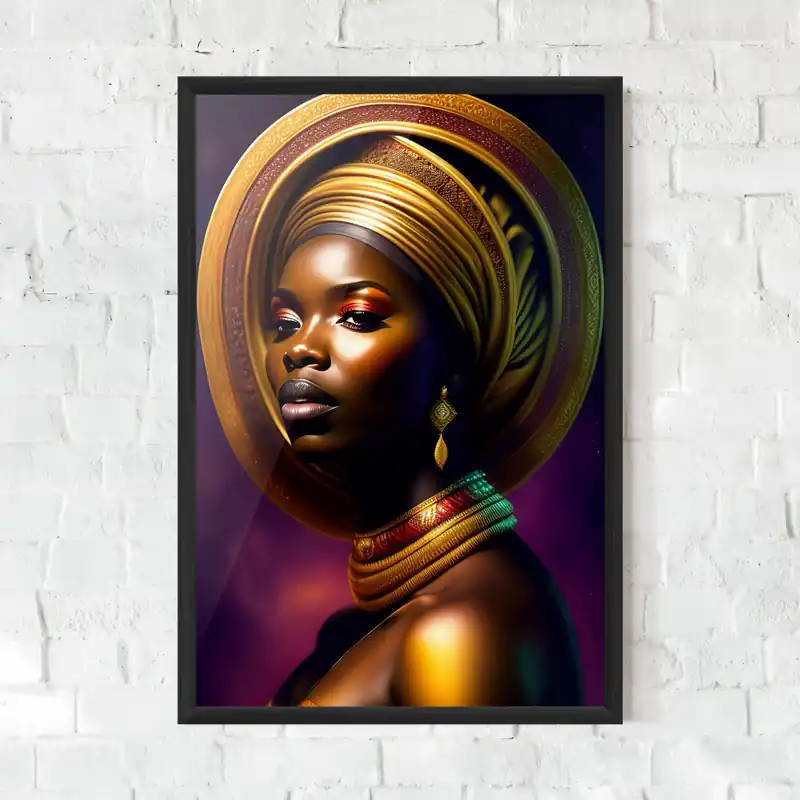 Jetzt Bestellen Gerahmte Poster Golden Crown Woman