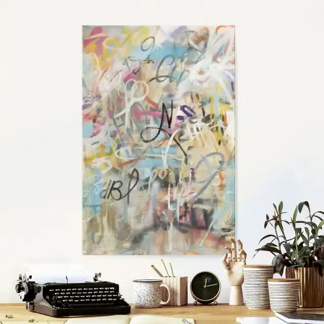 Graffiti Freedom in Pastell Saisonangebot