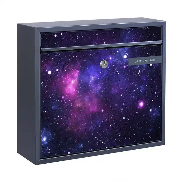 Preisknaller Galaxie Briefkasten mit eigenem Text