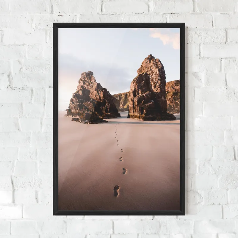 Expressversand Gerahmte Poster Sand Mark