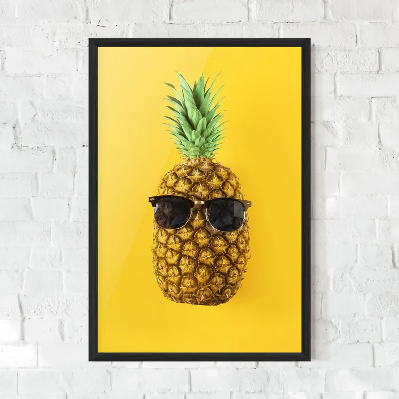 Gerahmte Poster Fresh Pineapple Finale Aktion