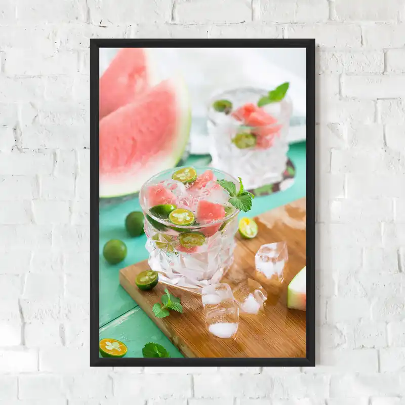 Neu Gerahmte Poster Summer Drink