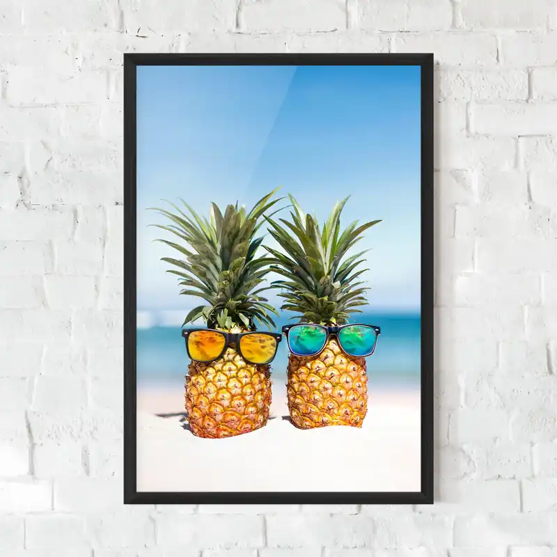 Must-Have Gerahmte Poster Trendy Sunglasses