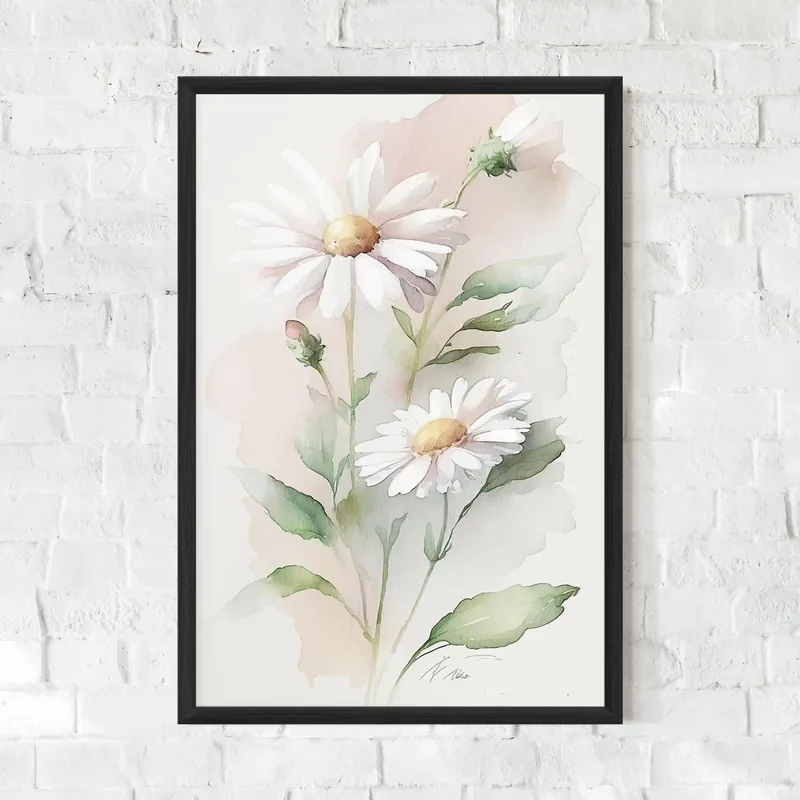Direktkauf Gerahmte Poster Painted Pretty Daisy