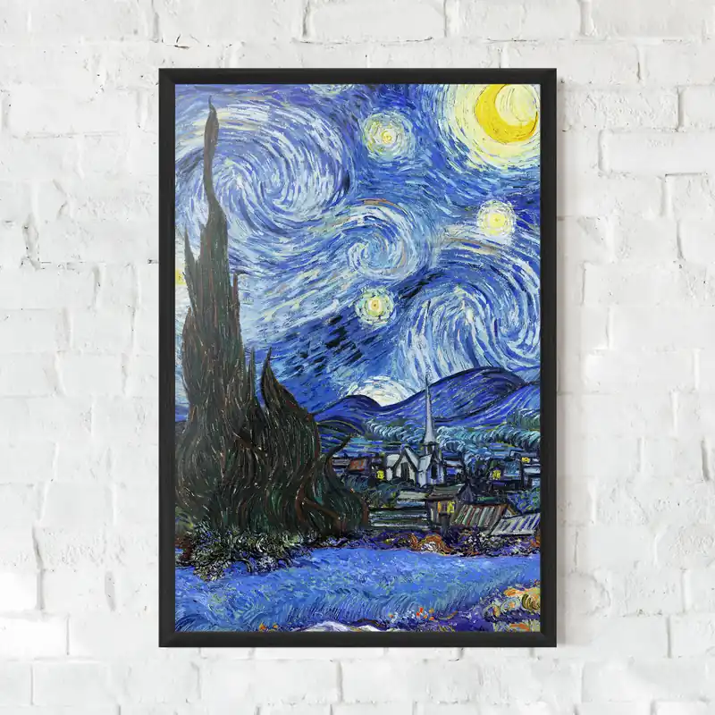 Preisreduziert Gerahmte Poster Starry Night Art