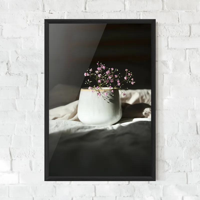 Rabatt Gerahmte Poster Tiny Purple Pant Vase