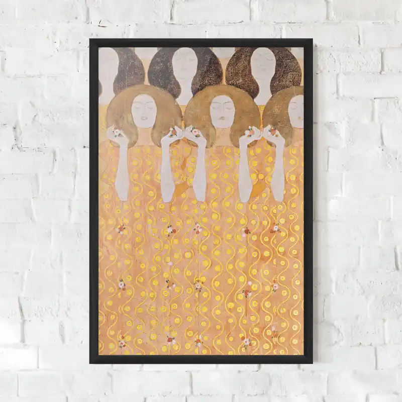 Kracherpreis Gerahmte Poster Beethoven Frieze