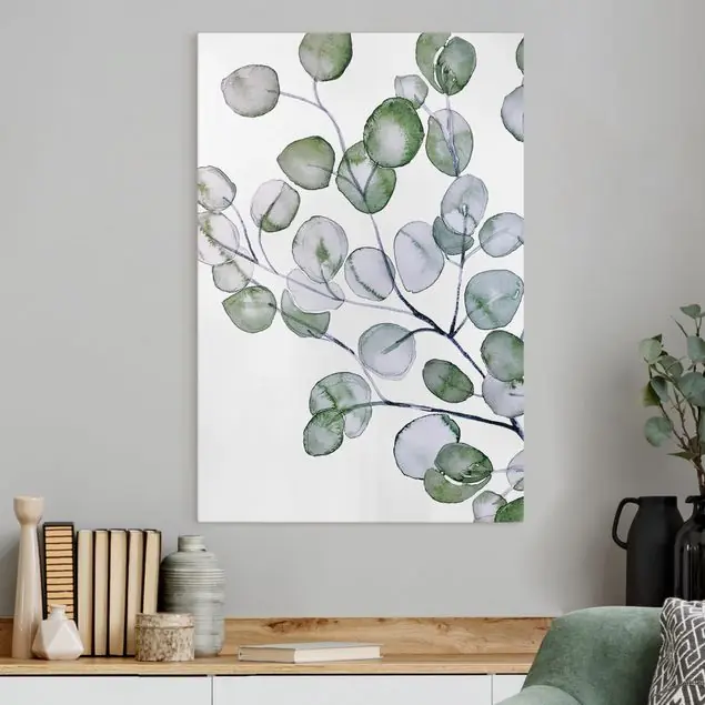 Grünes Aquarell Eukalyptuszweig Gratis Versand