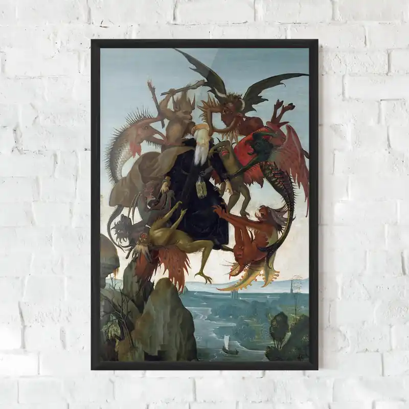 Kracherpreis Gerahmte Poster Torment Of Saint