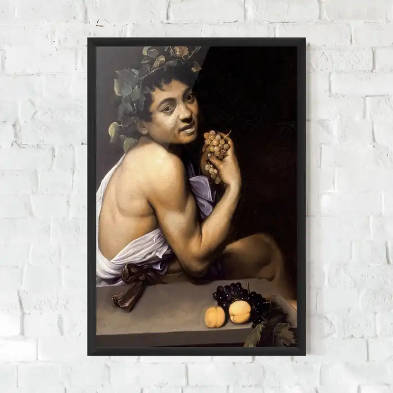 Kracherpreis Gerahmte Poster Young Sick Bacchus