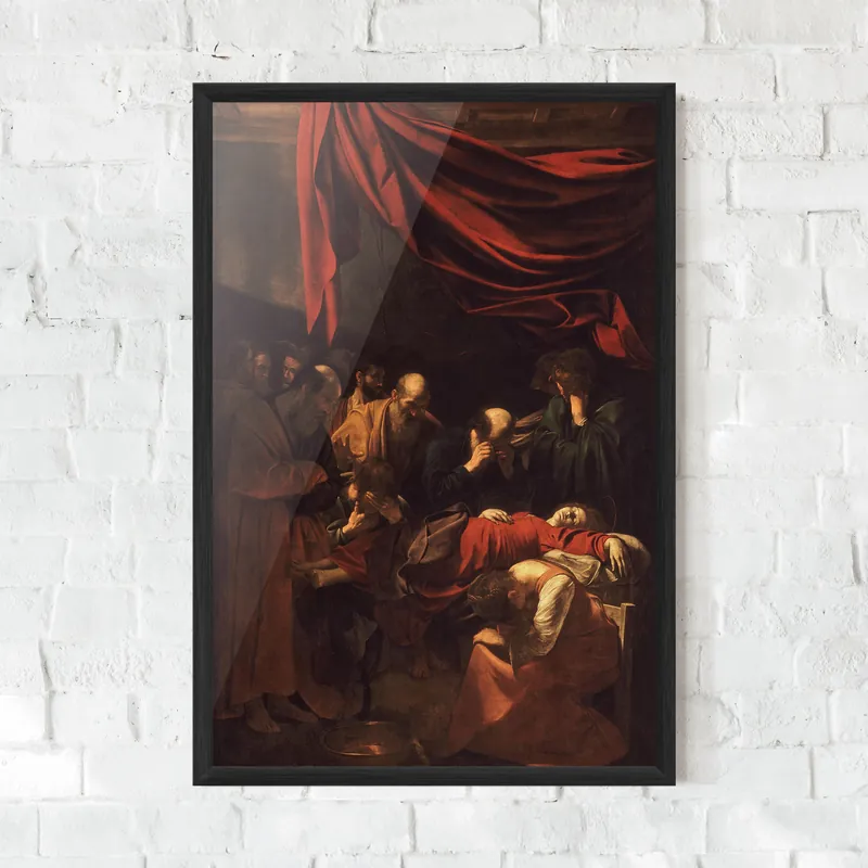 Knallerangebot Gerahmte Poster Death Of The Virgin