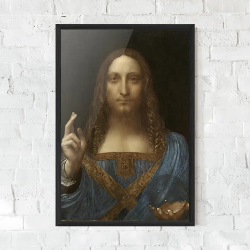Wochenendangebot Gerahmte Poster Leonardo Da Vinci Salvator Mundi