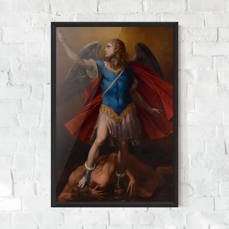 Sonderaktion Gerahmte Poster Sword In Upraised