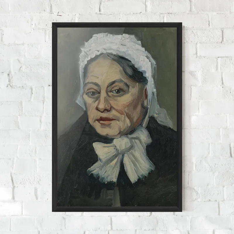 Gerahmte Poster Portret Oude Vrouw Neu