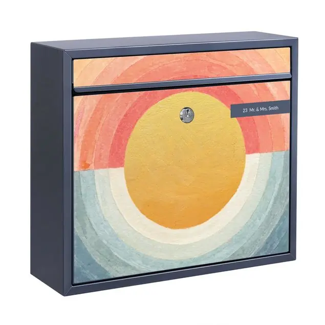 Neu Im Sortiment Sonne zwischen Himmel und Meer Briefkasten mit eigenem Text