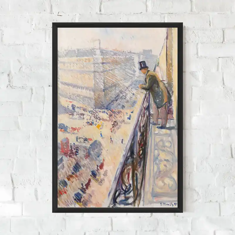 Zertifiziert Gerahmte Poster Rue Lafayette