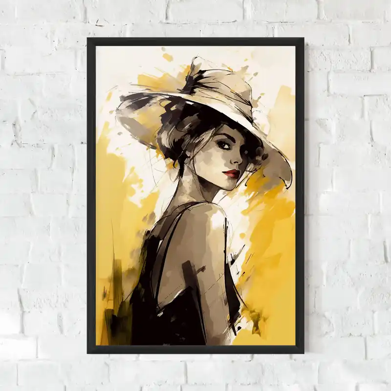 Direktkauf Gerahmte Poster Young Attractive Girl