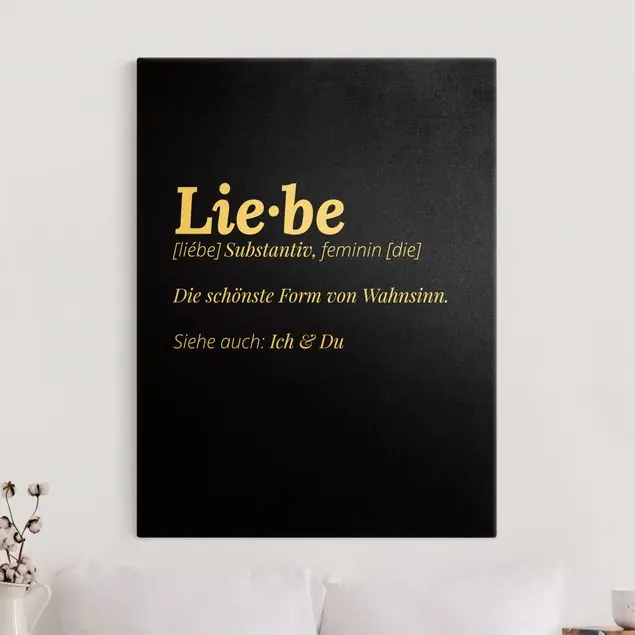 Die Definition von Liebe Schwarz Begrenztes Angebot