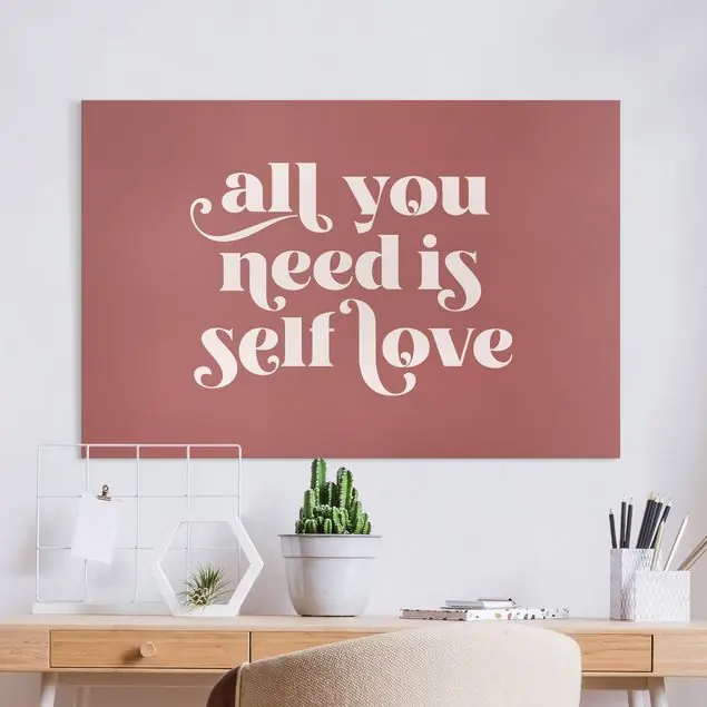 Markenprodukt Selbstliebe - Spruch