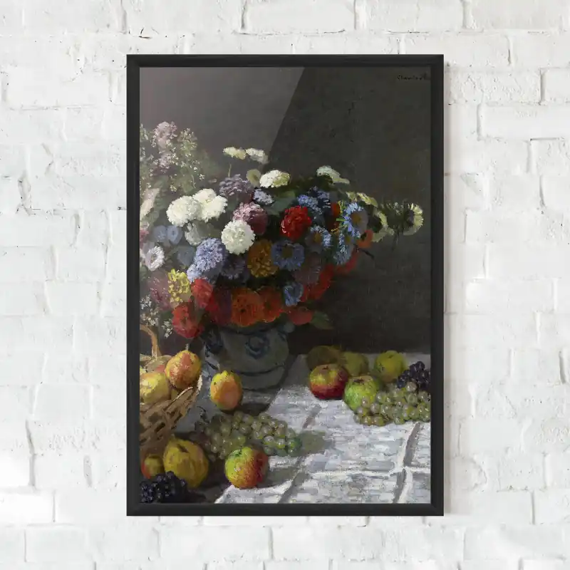Expressversand Gerahmte Poster Still Life With Flowers