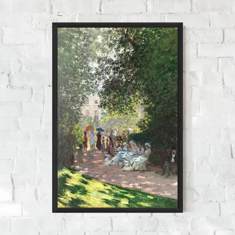 Gerahmte Poster The Parc Monceau Rabatt