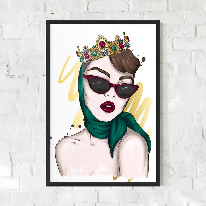 Gerahmte Poster Diva Crown Jetzt Kaufen