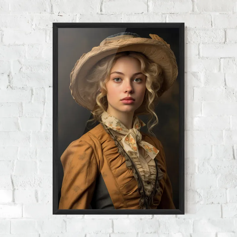 Finale Aktion Gerahmte Poster Pretty Vintage Blonde