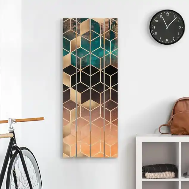 Neue Kollektion Türkis Rosé goldene Geometrie