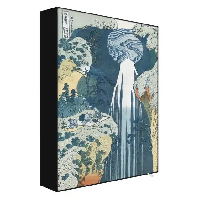 Knallerangebot Katsushika Hokusai - Der Wasserfall von Amida
