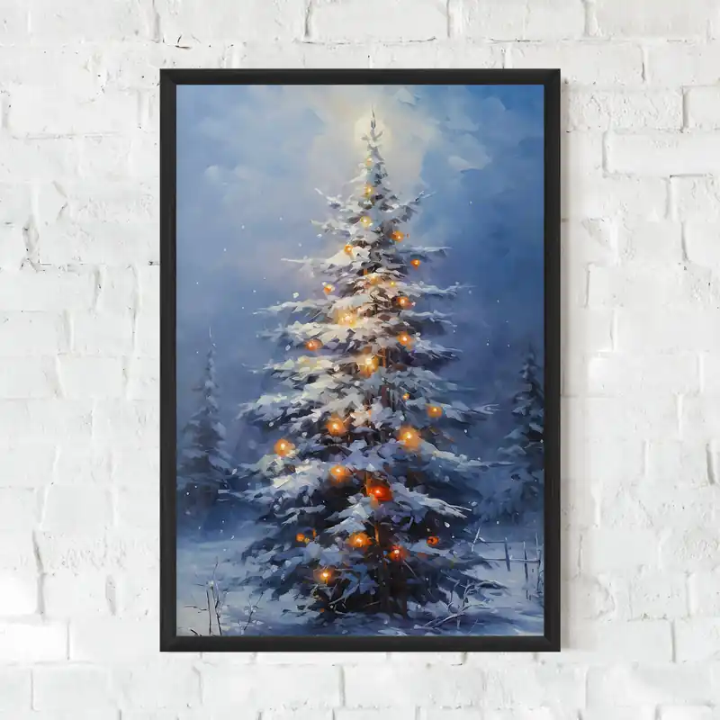 Gerahmte Poster Tall Slender Tree Zertifiziert