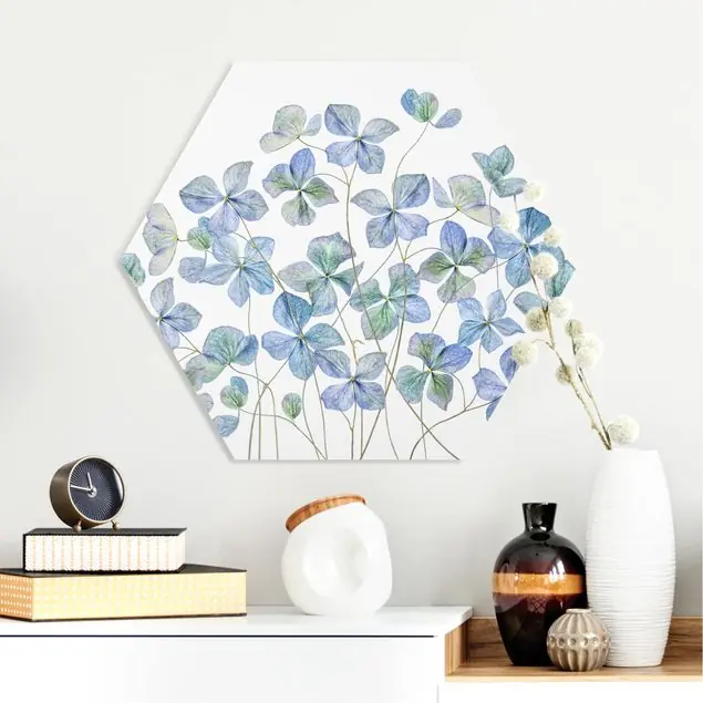 Wochenendangebot Blaue Hortensienblüten
