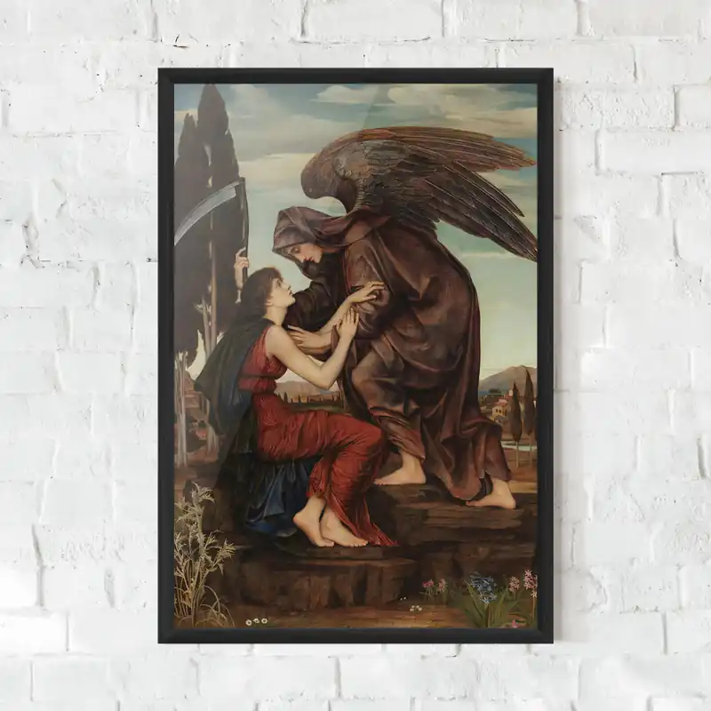 Gerahmte Poster Angel Of Death Nur Heute