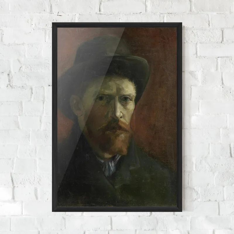 Mega-Angebot Gerahmte Poster Zelfportret Met Vilthoed