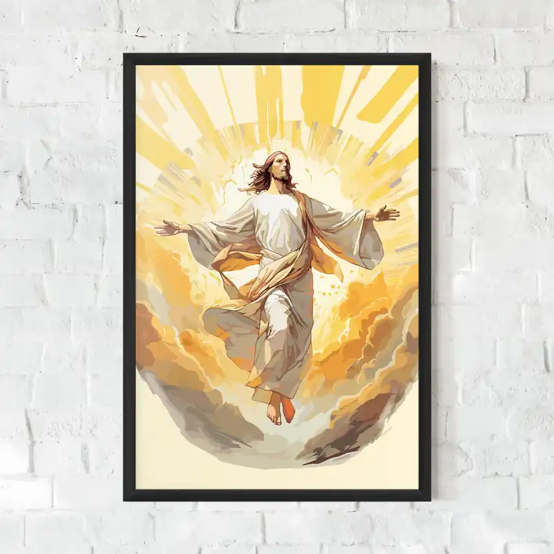Gerahmte Poster Cloud Jesus Begrenztes Angebot