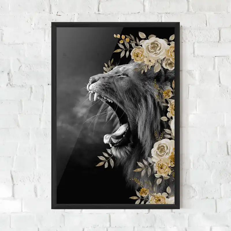 Heißes Angebot Gerahmte Poster Roaring Flowers