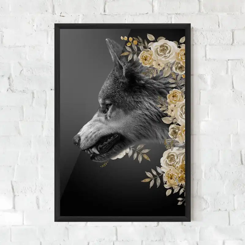 Sonderaktion Gerahmte Poster The Wolf In You