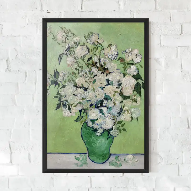 Gerahmte Poster Roses Van Gogh Geprüft