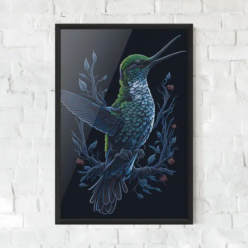 Gerahmte Poster Pretty Bird Markenware