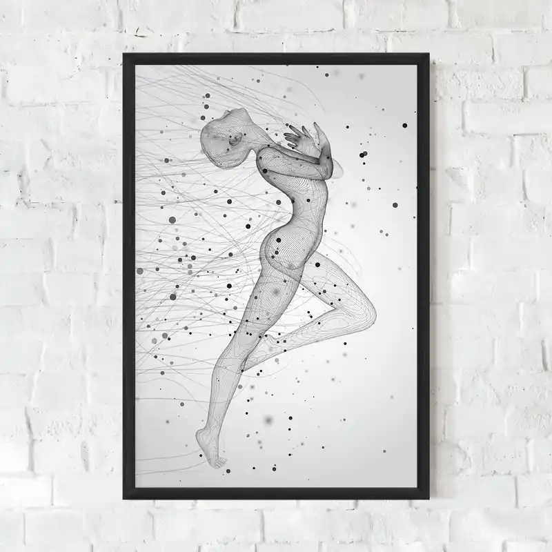 Knallerangebot Gerahmte Poster Girl Danse Line