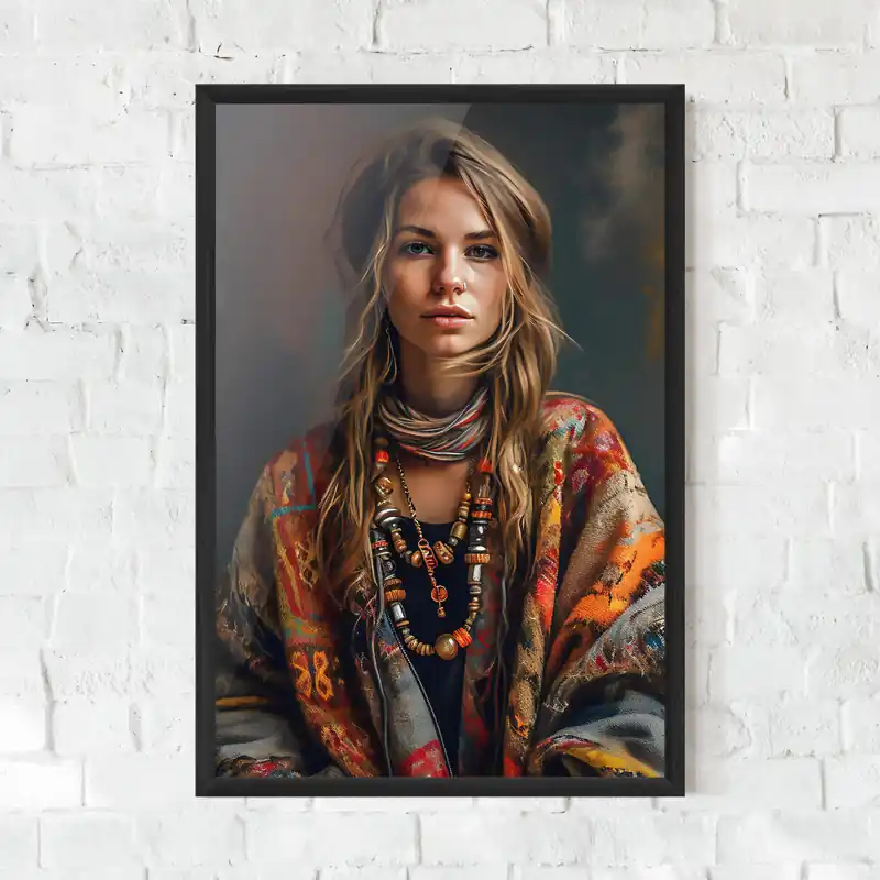 Gerahmte Poster Woolen Sweater Sichere Zahlung