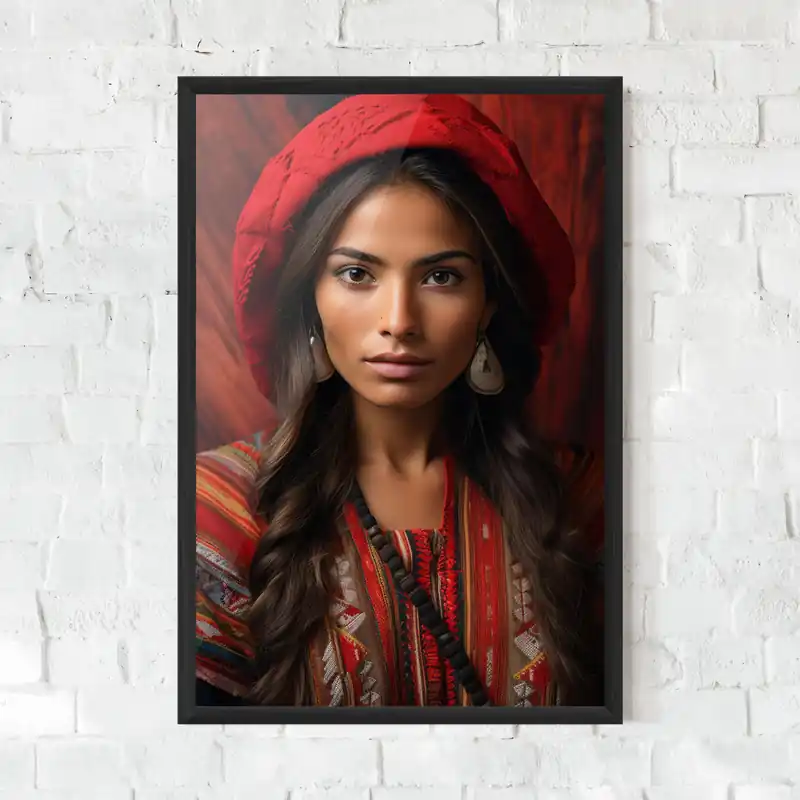 Kostenfreie Lieferung Gerahmte Poster Red Hat Pretty Woman